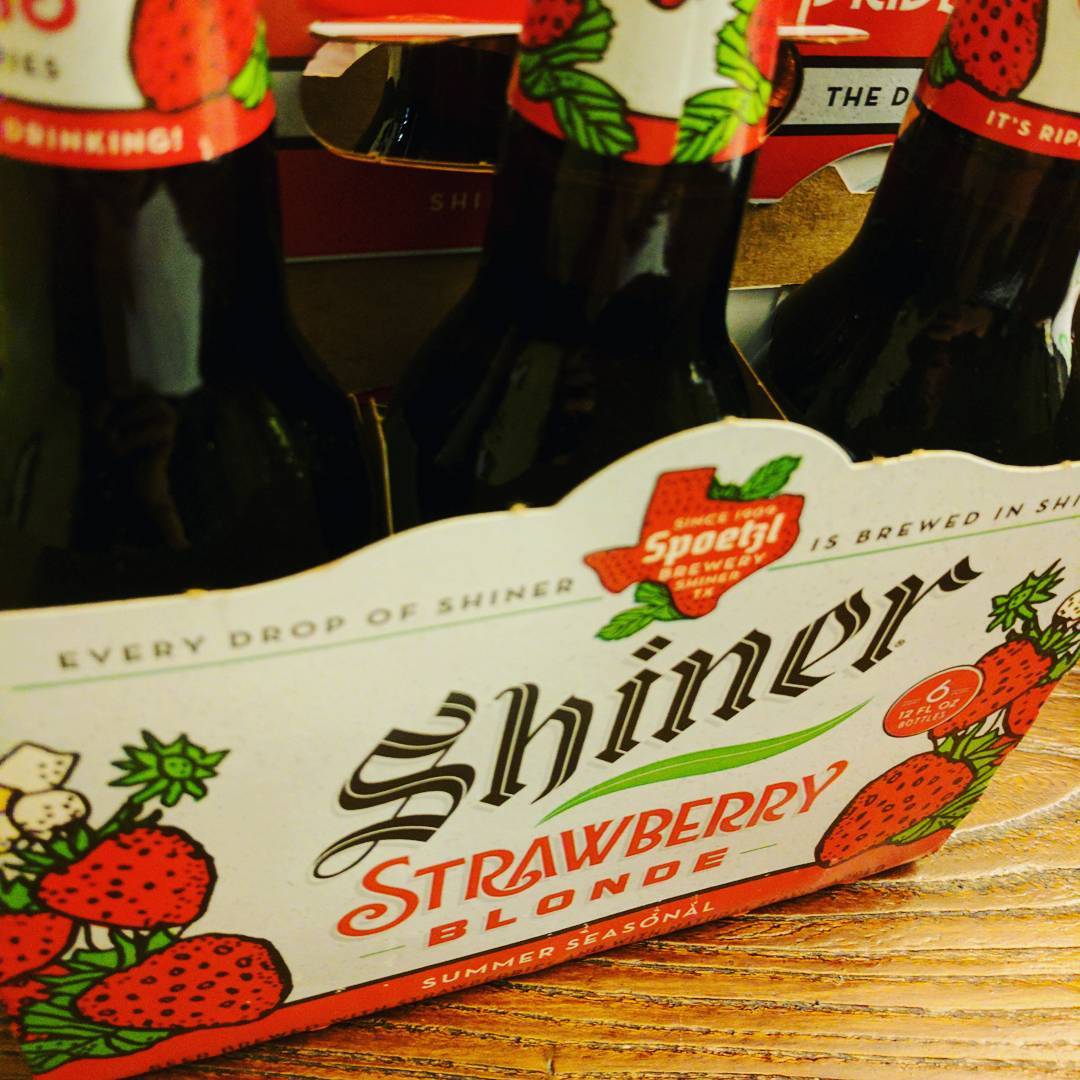 V went to the store. I sent her a text asking to pick up Shiner’s summer seasonal. She had left the phone in the car, but passed the beer section and thought, “Kraft would probably want that.” ❤️