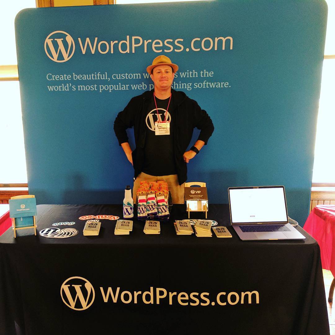 Come meet Derek (National Homebrewing Competition Finalist) and me (um, I homebrew a little) and talk WordPress! Grab a beer journal and register to win a Yeti cooler