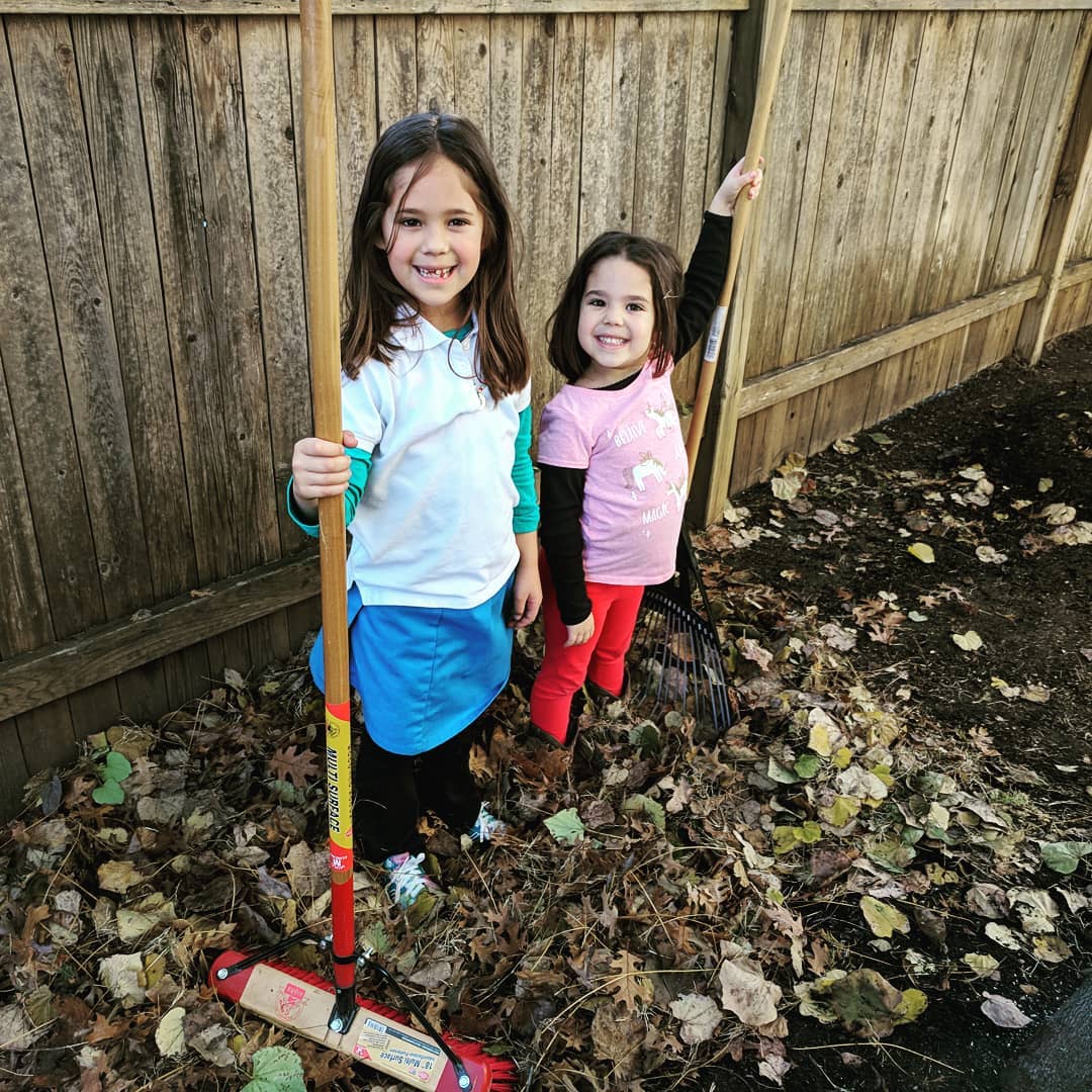 They didn’t tell me they wanted to rake leaves only so they could jump into the pike later.