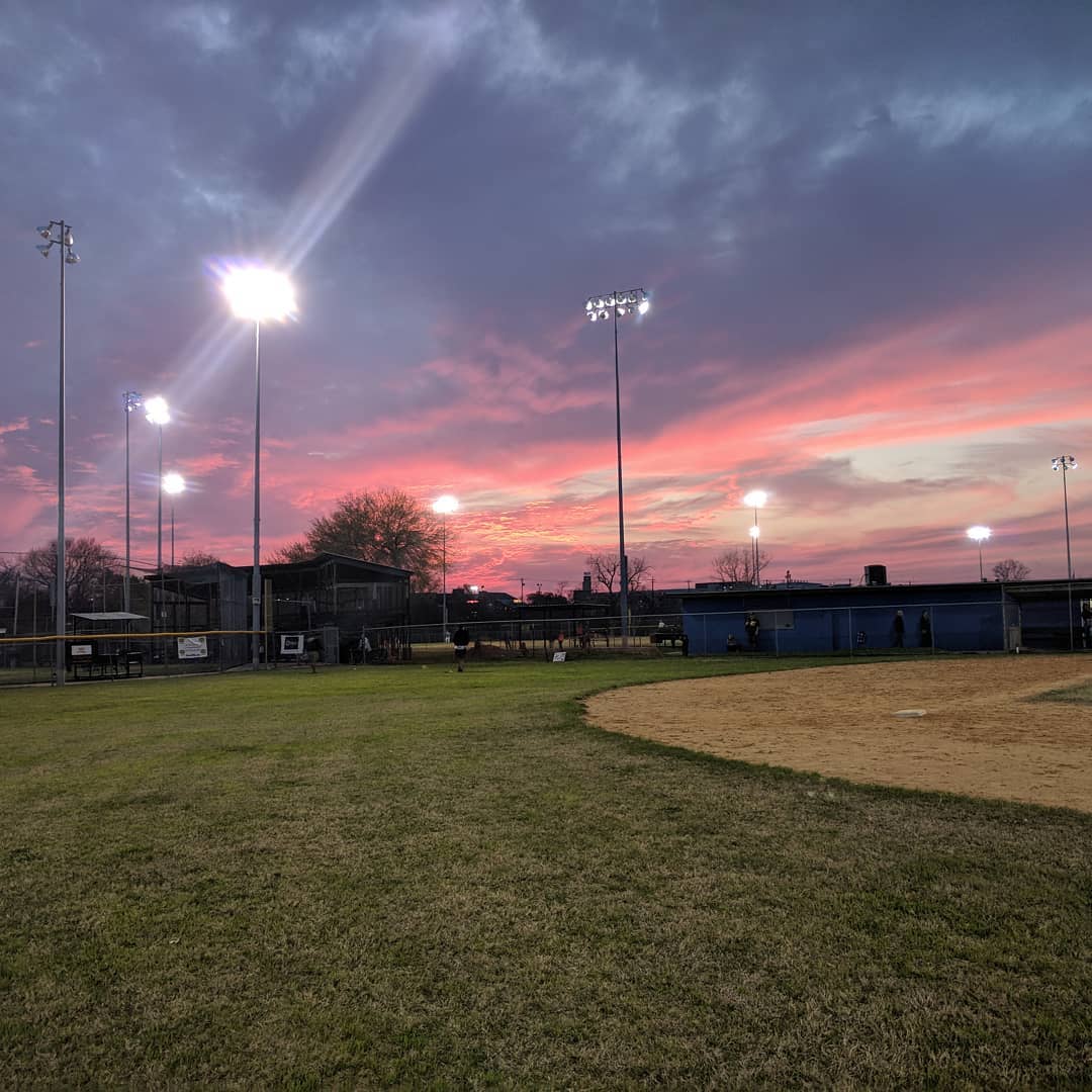 From practice the other night. I’ve never played baseball but I’m enjoying the hell out of coaching these kids. This is my happy place of late