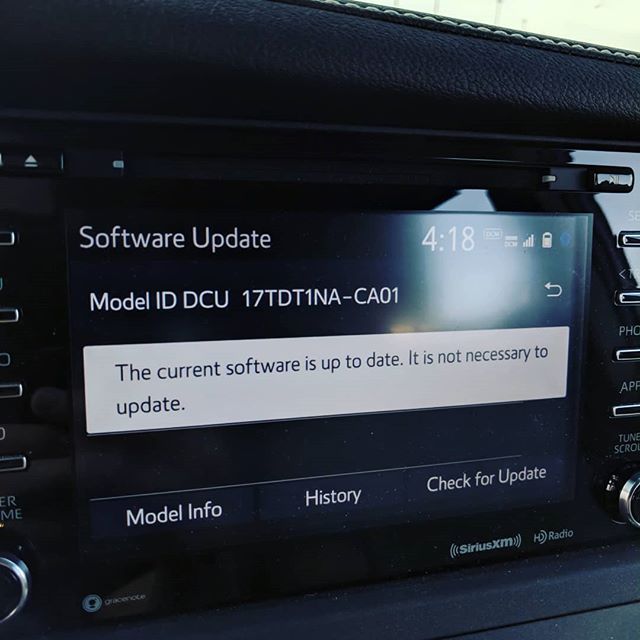 What do I do when driving a rental? Make sure the vehicle software is up to date