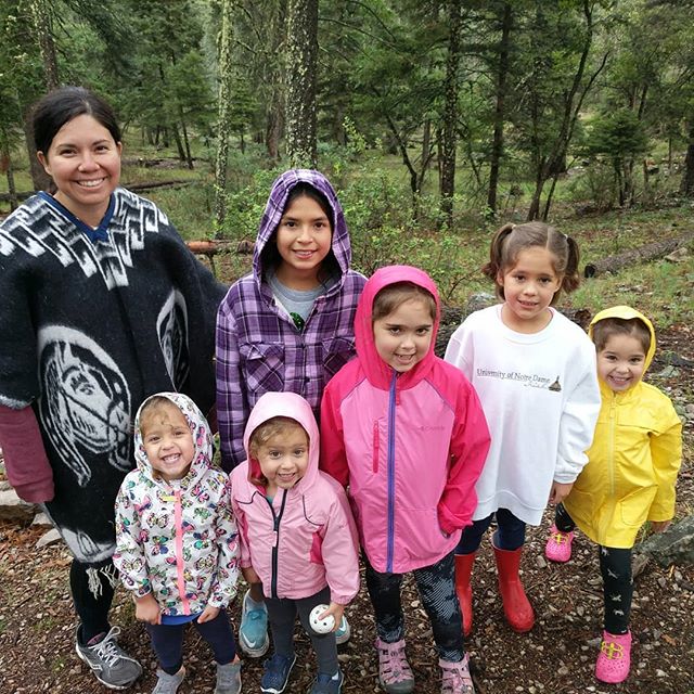 All of the ladies (plus a cousin) hiking around after a rainstorm in 50°F weather! A great break after a 110°F day in Austin the week before!