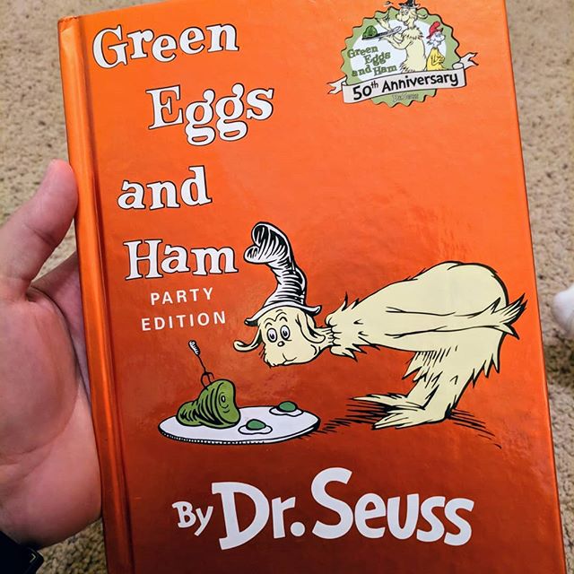 I know the types of parties I go to have changed a lot in the last decade, but is Dr. Seuss just trolling me now?

Saturday night! I’m partying hardcore green eggs and ham style! Making it rain one fish, two fish, red fish, blue fish up in here! Y’all come over to Mulberry Street—Horton is hatching eggs all night long! Your mom would not mind at all if you do.