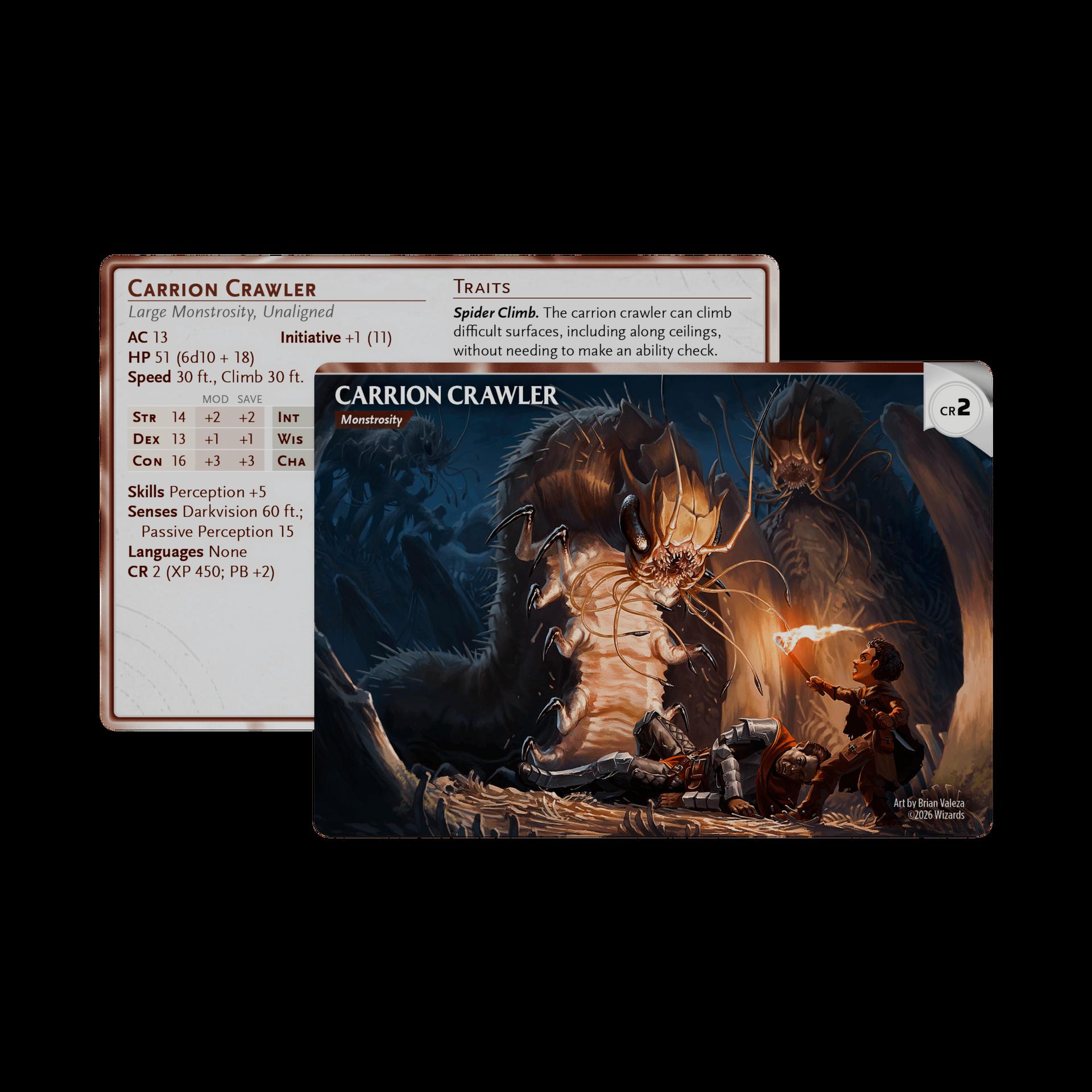 A fan of D&D Monster Reference Cards: Fearsome and Ferocious