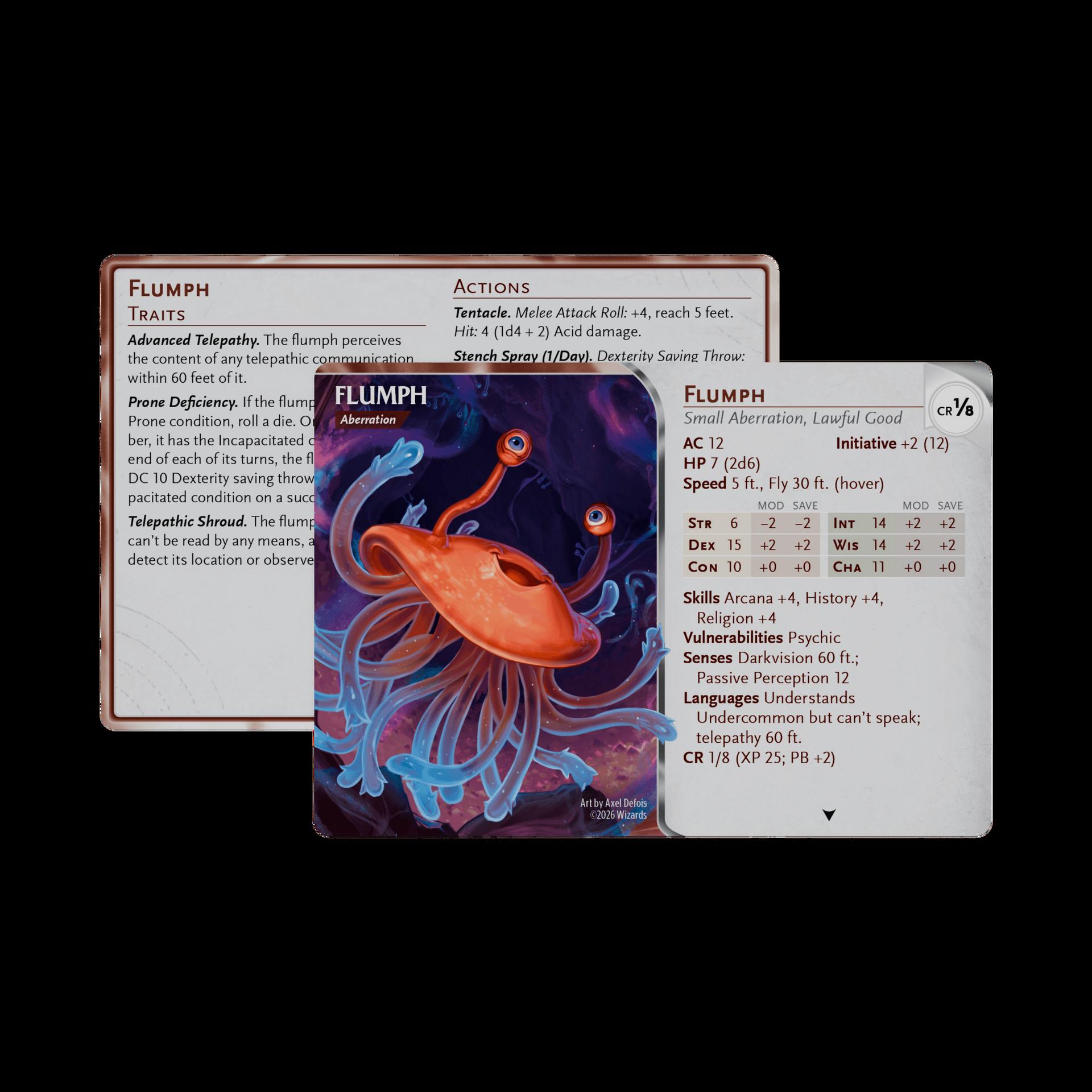 A fan of D&D Monsters: Mystical and Menacing Reference Cards