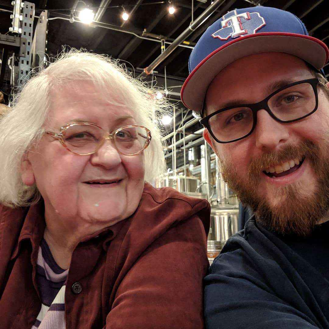 Here’s photographic evidence that I got my mom to go to a brewery. Struck out on finding the first beer she likes but she had a good time anyhow