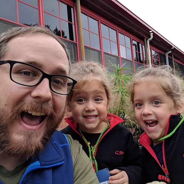 Pumpkin patch field trip selfie!