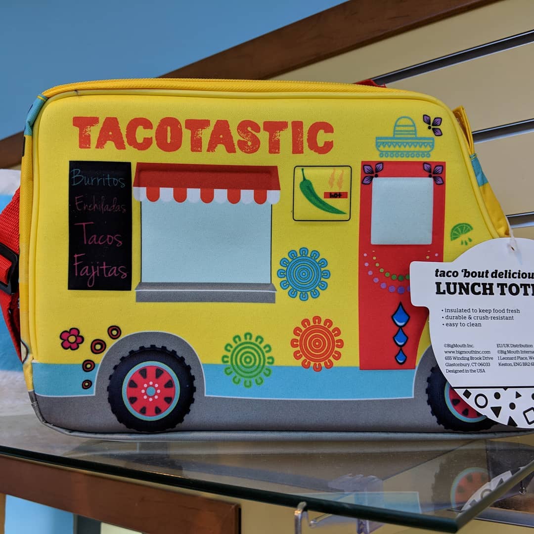 The hospital gift shop has a taco truck lunchbox. If I didn’t work from home…